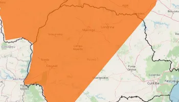 Inmet emite alerta laranja de chuvas intensas para o Paraná Inmet emite alerta laranja de chuvas intensas para o Paraná