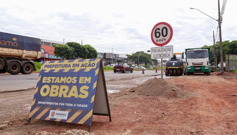 Obras no Contorno Sul de Maringá são iniciadas