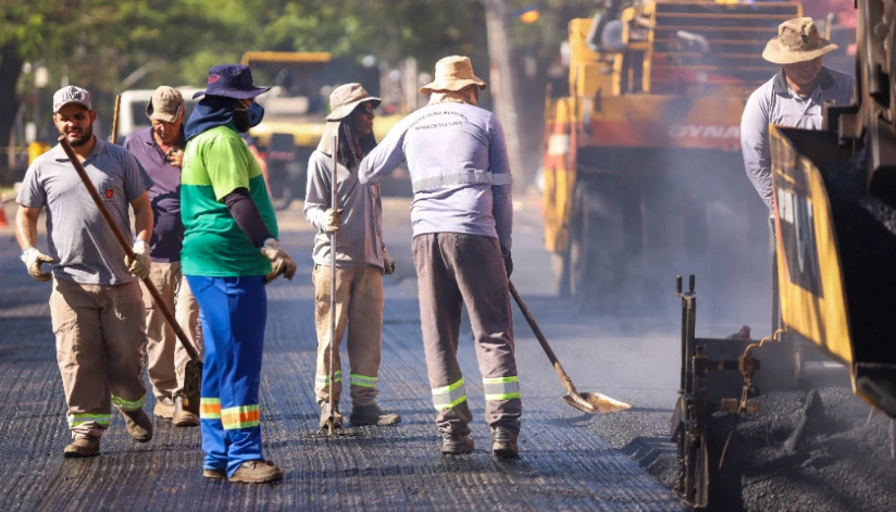 Recapeamento na Avenida Tiradentes e na Rua Silva Jardim começa nesta quinta (30)