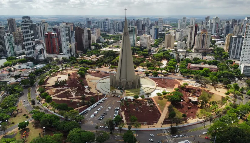 Eixo Monumental de Maringá chega a 32% das obras concluídas