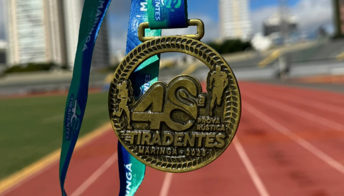 Medalhas da Prova Rústica Tiradentes serão trocadas entre os dias 9 e 13 de junho