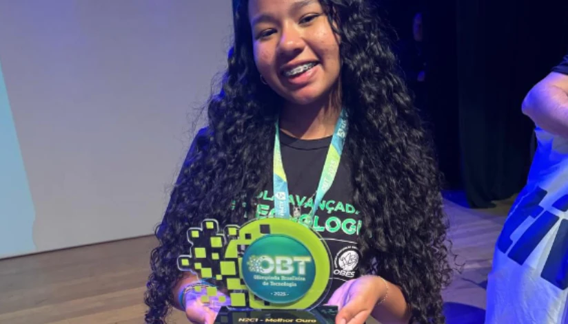 Jovem de Sarandi conquista medalha de ouro na Olimpíada Brasileira de Tecnologia Jovem de Sarandi conquista medalha de ouro na Olimpíada Brasileira de Tecnologia