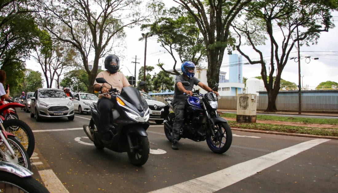 Semob vai implantar 30 novos bolsões para motos em cruzamentos da cidade; saiba quais