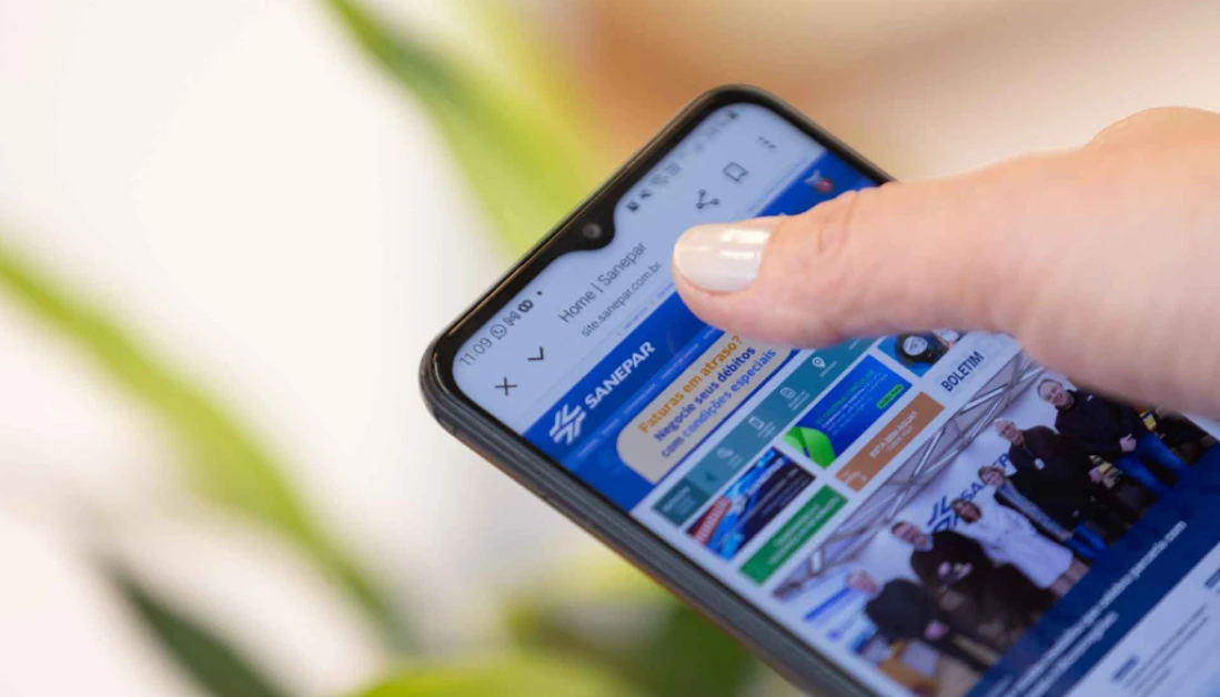 Sanepar alerta sobre golpes com o uso de sites falsos para pagamento da fatura