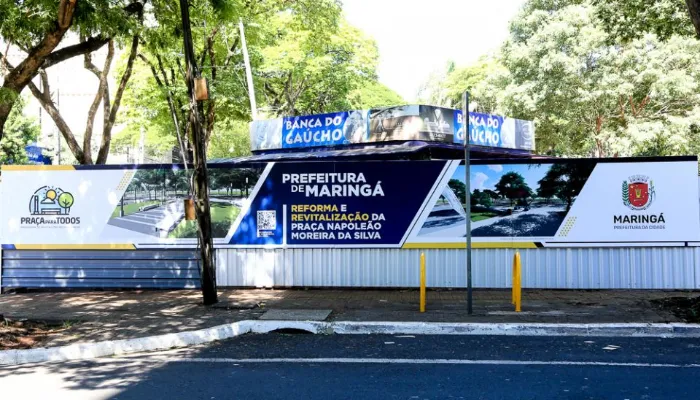 Praça Napoleão Moreira da Silva em Maringá será revitalizada